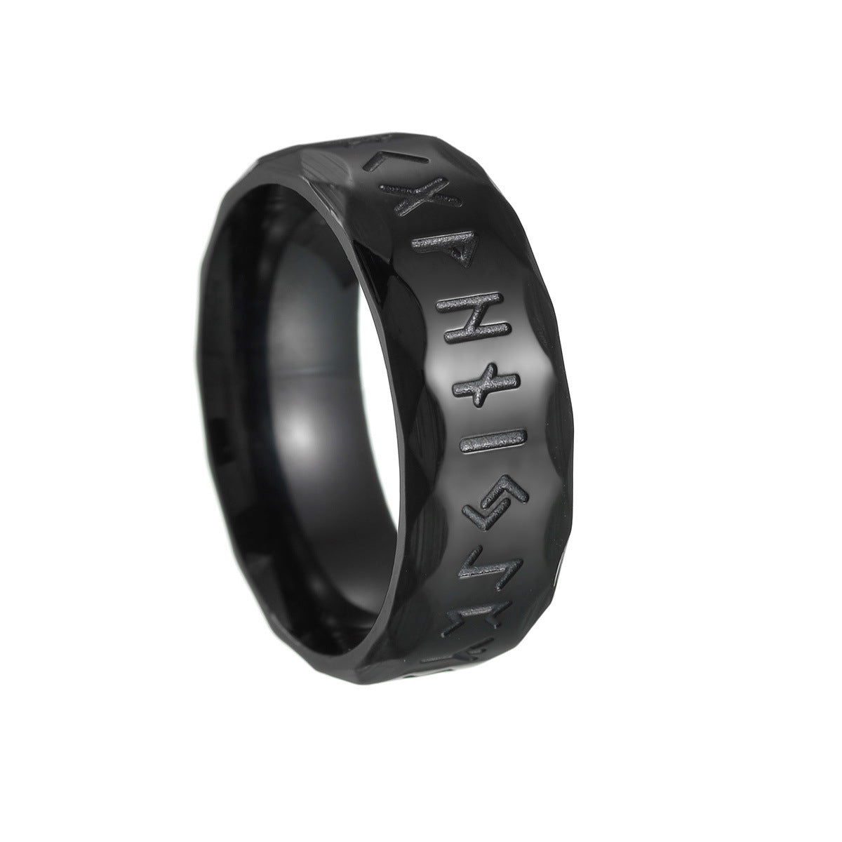 Wholesale Viking Rune Titanium Steel Vintage Men's Ring